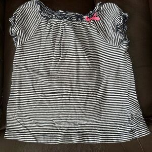 Carters Navy and White Striped Garment 18mo